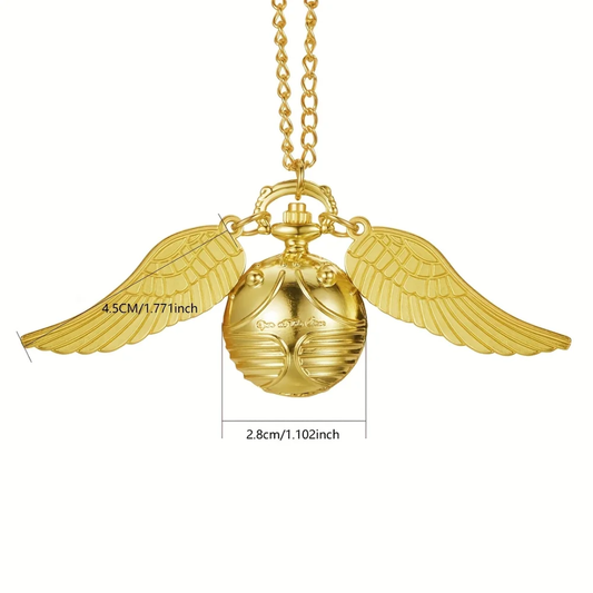 Winged Snitch Pocket Watch