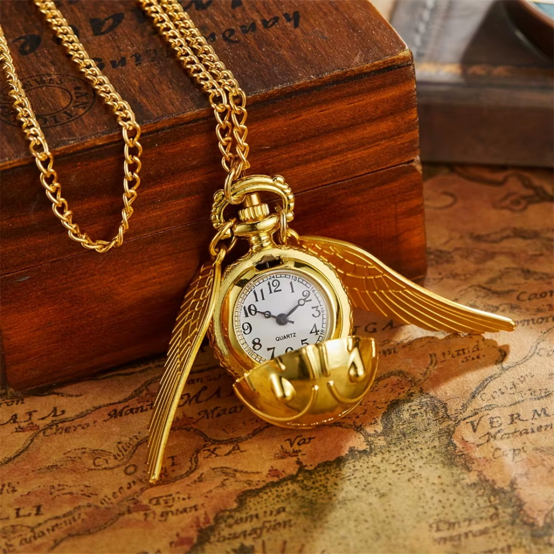 Winged Snitch Pocket Watch